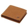 Nordee ADL01-N992-BPull barna férfi bőr pénztárca 12.5 x 9.7 x 3 cm
