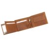 Nordee ADL01-N992-BPull barna férfi bőr pénztárca 12.5 x 9.7 x 3 cm