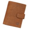 Nordee ADL01-N4L-BPull barna férfi bőr pénztárca 10.3 x 12.8 x 2.8 cm