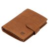 Nordee ADL01-N4L-BPull barna férfi bőr pénztárca 10.3 x 12.8 x 2.8 cm