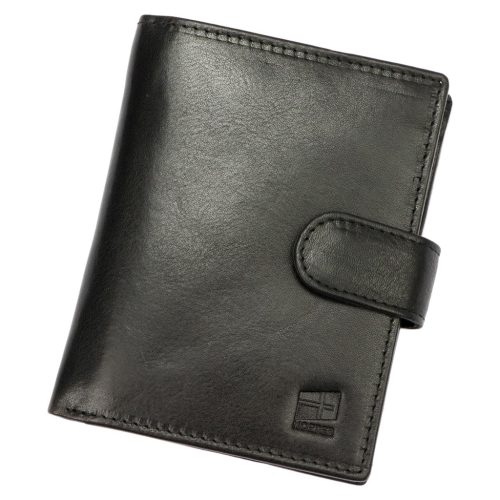 Nordee ADL02-N4L-VT fekete férfi bőr pénztárca 11 x 12.8 x 3 cm