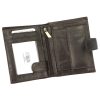 Nordee ADL02-N4L-VT barna férfi bőr pénztárca 11 x 12.8 x 3 cm