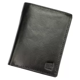   Nordee ADL02-N4-VT fekete férfi bőr pénztárca 11 × 12.8 × 3 cm
