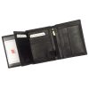 Nordee ADL02-N4-VT fekete férfi bőr pénztárca 11 × 12.8 × 3 cm