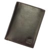 Nordee ADL02-N4-VT barna férfi bőr pénztárca 11 × 12.8 × 3 cm