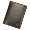Nordee ADL02-N4-VT barna férfi bőr pénztárca 11 × 12.8 × 3 cm