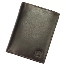   Nordee ADL02-N4-VT barna férfi bőr pénztárca 11 × 12.8 × 3 cm