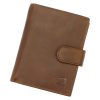 Nordee ADL03-N4L-MPull barna férfi bőr pénztárca 11 x 12.8 x 3 cm