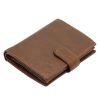 Nordee ADL03-N4L-MPull barna férfi bőr pénztárca 11 x 12.8 x 3 cm