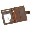 Nordee ADL03-N4L-MPull barna férfi bőr pénztárca 11 x 12.8 x 3 cm