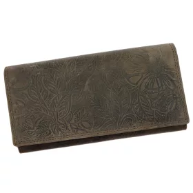   Nordee ADL04-GG-04-DES barna női bőr pénztárca 19 x 10 x 3.8 cm