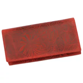   Nordee ADL04-GG-04-DES piros női bőr pénztárca 19 x 10 x 3.8 cm
