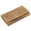 Nordee ADL04-GG-05-DES konyak női bőr pénztárca 18 x 10 x 3.8 cm