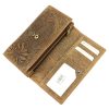 Nordee ADL04-GG-05-DES konyak női bőr pénztárca 18 x 10 x 3.8 cm