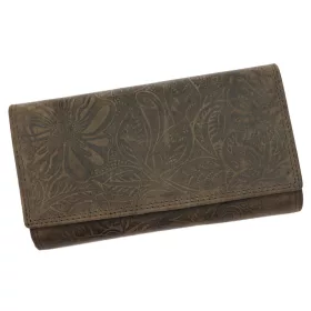   Nordee ADL04-GG-05-DES barna női bőr pénztárca 18 x 10 x 3.8 cm