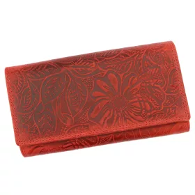   Nordee ADL04-GG-05-DES piros női bőr pénztárca 18 x 10 x 3.8 cm
