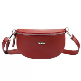   MiaMore 01-029 D bordó női bőr válltáska, oldaltáska, crossbody 23 x 16 x 7 cm
