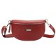 MiaMore 01-029 D bordó női bőr válltáska, oldaltáska, crossbody 23 x 16 x 7 cm