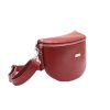 MiaMore 01-029 D bordó női bőr válltáska, oldaltáska, crossbody 23 x 16 x 7 cm