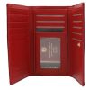 Peterson PTN 42108-BF piros női bőr pénztárca 14,5 × 8,5 × 3 cm