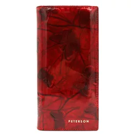   Peterson PTN 421431-BF piros női bőr pénztárca 18.5 x 10 x 3 cm