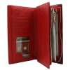 Peterson PTN 421431-BF piros női bőr pénztárca 18.5 x 10 x 3 cm