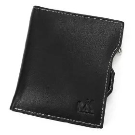   Money Kepper CC 6002 fekete férfi bőr pénztárca 10.2 x 11.5 x 2.5 cm