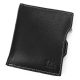 Money Kepper CC 6002 fekete férfi bőr pénztárca 10.2 x 11.5 x 2.5 cm