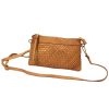 VS barna női bőr kézitáska, clutch, válltáska 24 x 14 x 4 cm