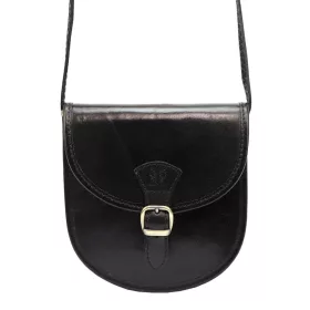 Florence 134 fekete női bőr válltáska 17 x 17 x 6 cm