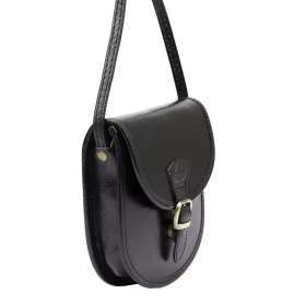 Florence 134 fekete női bőr válltáska 17 x 17 x 6 cm