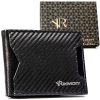 Rovicky R-RM-21-GCL-CF fekete férfi bőr pénztárca 10.5 x 8 x 2 cm
