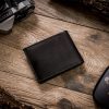 Rovicky R-RM-21-GCL-CF fekete férfi bőr pénztárca 10.5 x 8 x 2 cm