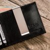 Rovicky R-RM-21-GCL-CF fekete férfi bőr pénztárca 10.5 x 8 x 2 cm