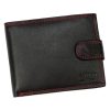 Wild 125600B fekete-piros férfi bőr pénztárca 13 x 10 x 2.8 cm
