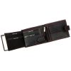 Wild 125600B fekete-piros férfi bőr pénztárca 13 x 10 x 2.8 cm