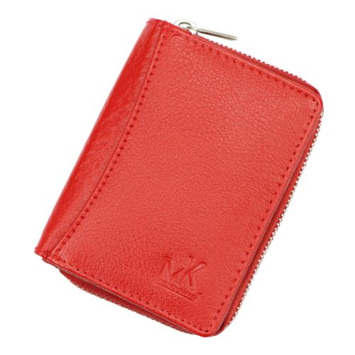 Money Kepper CN-1101 piros férfi marhabőr pénztárca 7.5 x 10.5 x 3 cm