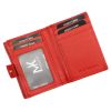Money Kepper CN-1103 piros férfi marhabőr pénztárca 10.5 x 8.5 x 4.2 cm