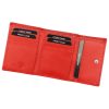 Money Kepper CN-1103 piros férfi marhabőr pénztárca 10.5 x 8.5 x 4.2 cm