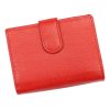 Money Kepper CN-1103 piros férfi marhabőr pénztárca 10.5 x 8.5 x 4.2 cm
