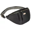 Peterson PTN NER-ALE-2 fekete női rostbőr oldaltáska, crossbody táska 40 x 20 x 13 cm