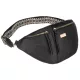 Peterson PTN NER-ALE-2 fekete női rostbőr oldaltáska, crossbody táska 40 x 20 x 13 cm