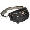 Peterson PTN NER-ALE-5 fekete női övtáska, crossbody 28 x 16 x 10 cm 