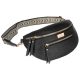 Peterson PTN NER-ALE-5 fekete női övtáska, crossbody 28 x 16 x 10 cm 