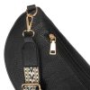 Peterson PTN NER-ALE-5 fekete női övtáska, crossbody 28 x 16 x 10 cm 