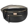 Peterson PTN NER-ALE-5 fekete női övtáska, crossbody 28 x 16 x 10 cm 