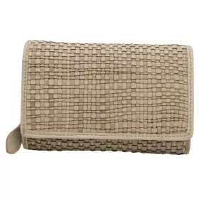   Rovicky R-615-DDW bézs női bőr pénztárca 10 x 15, 5 x 4 cm