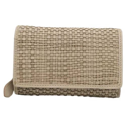 Rovicky R-615-DDW bézs női bőr pénztárca 10 x 15, 5 x 4 cm