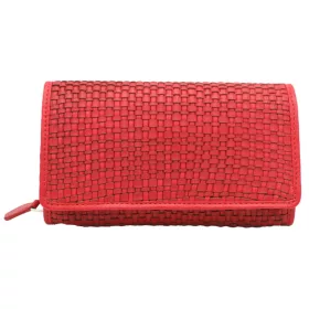  Rovicky R-614-DDW piros női bőr pénztárca 10 x 17 x 3,5 cm