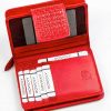 Rovicky R-613-DDW piros női bőr pénztárca 9 x 13.5 x 3 cm